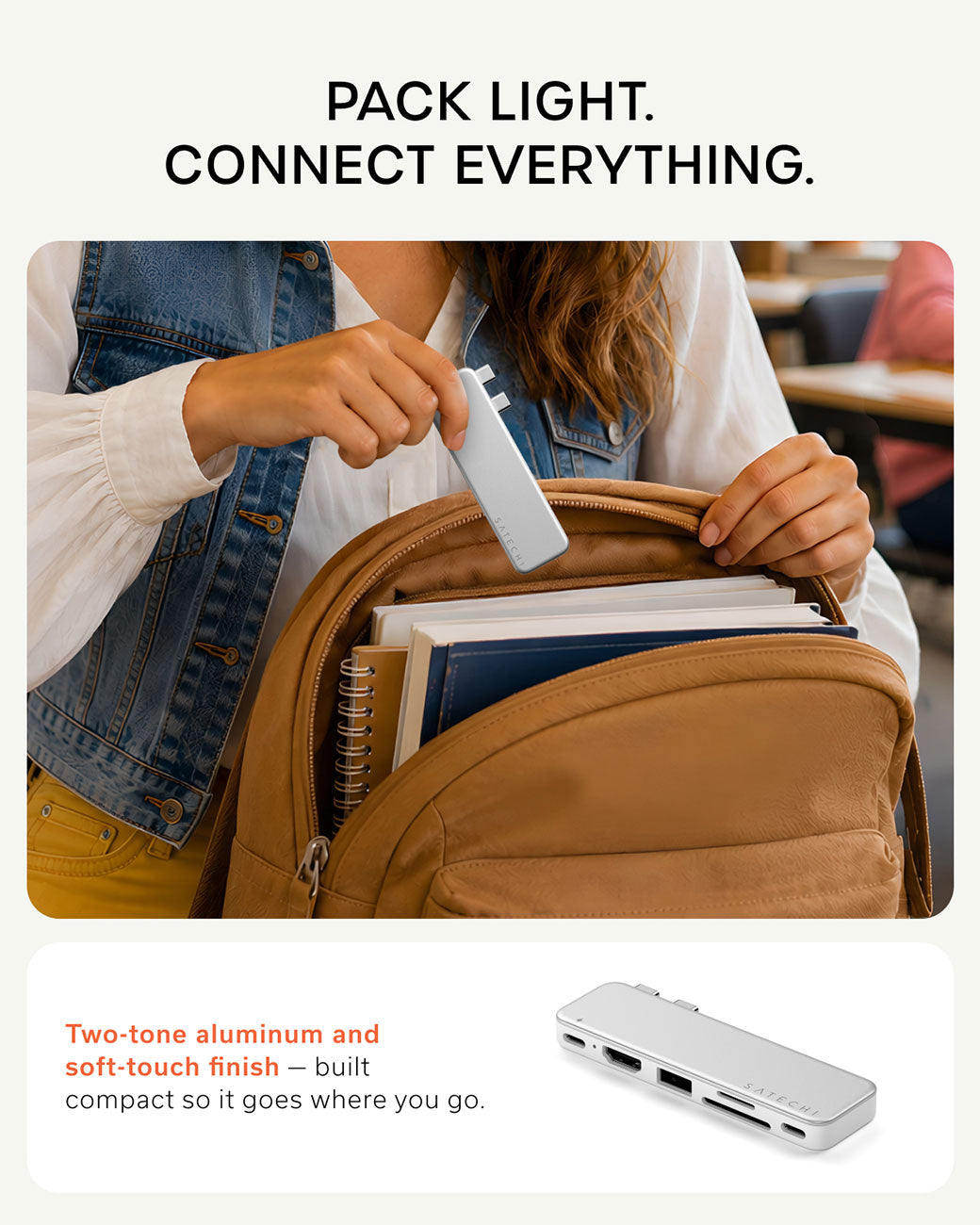Satechi 6-in-1 USB-C Snap Hub in Silver - ST-HUSNS - image 10