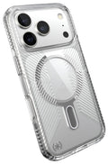 Speck Presidio Perfect-Clear Grip MagSafe with ClickLock Case for iPhone 18 Pro and iPhone 17 Pro in Clea - image 1