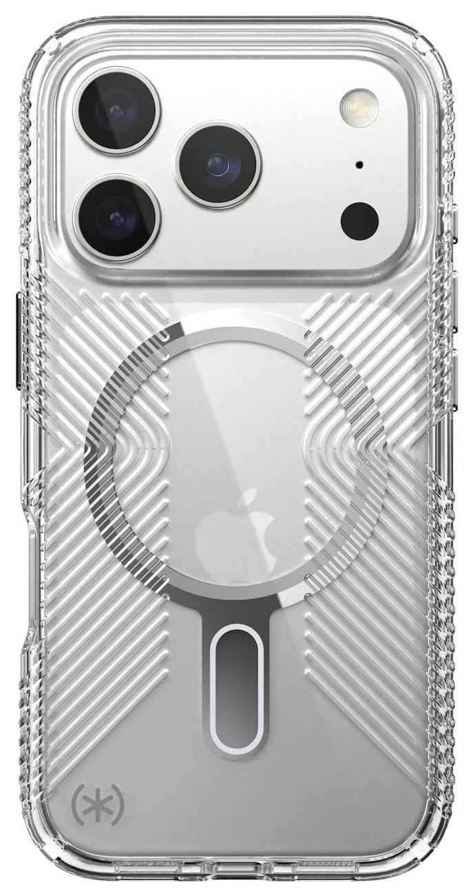 Speck Presidio Perfect-Clear Grip MagSafe with ClickLock Case for iPhone 18 Pro and iPhone 17 Pro in Clea - image 2