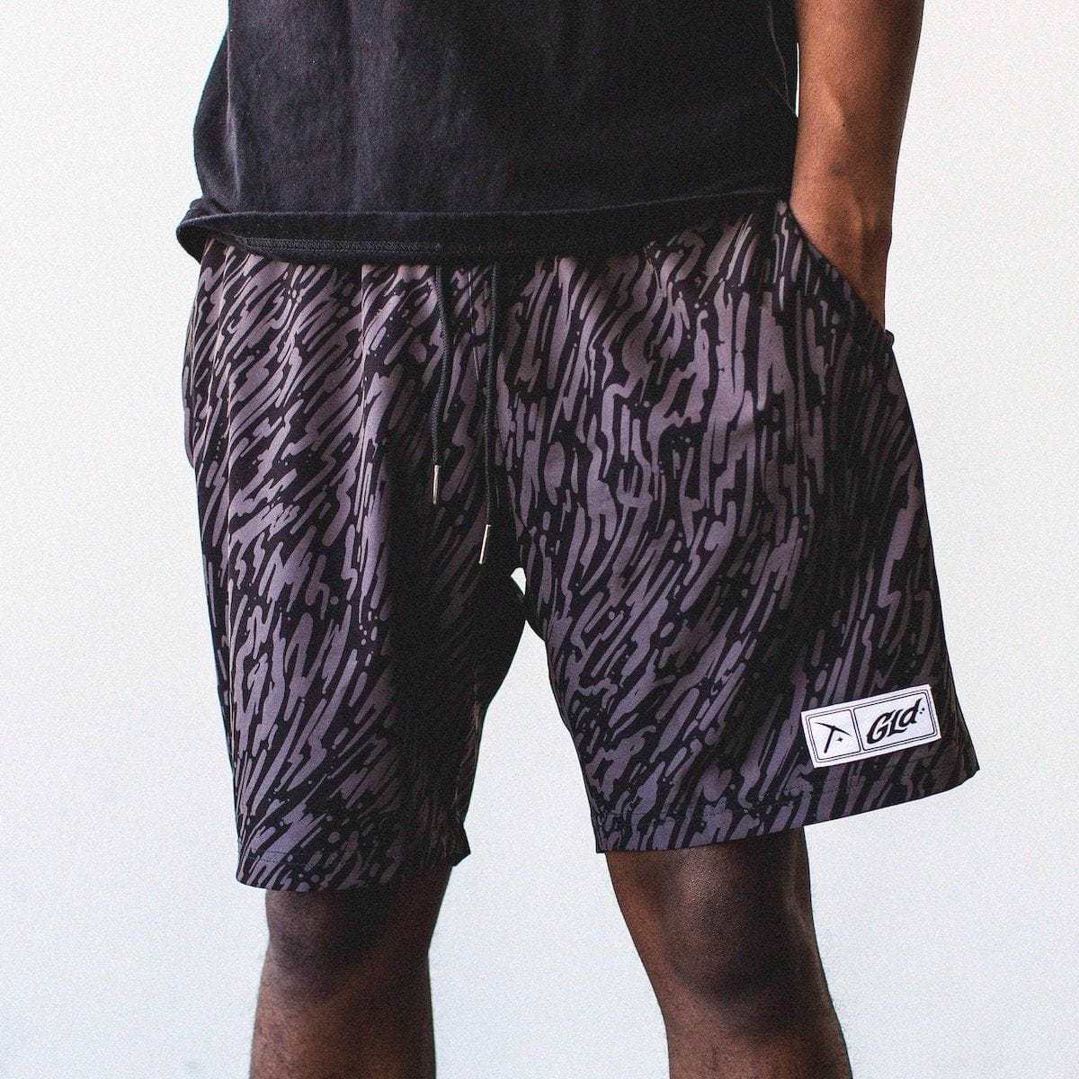 GLD PROMO Summer Board Shorts in Grey