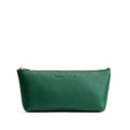 Bacalar | Leather utility bag pouch with top zipper