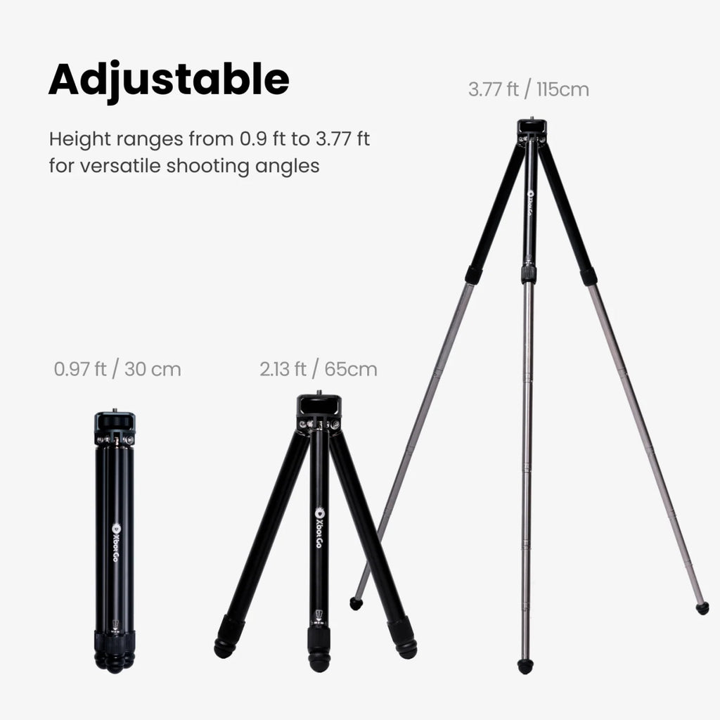 XbotGo Compact Aluminum-Alloy Camera Tripod - XBOTGO-NT1 - image 5